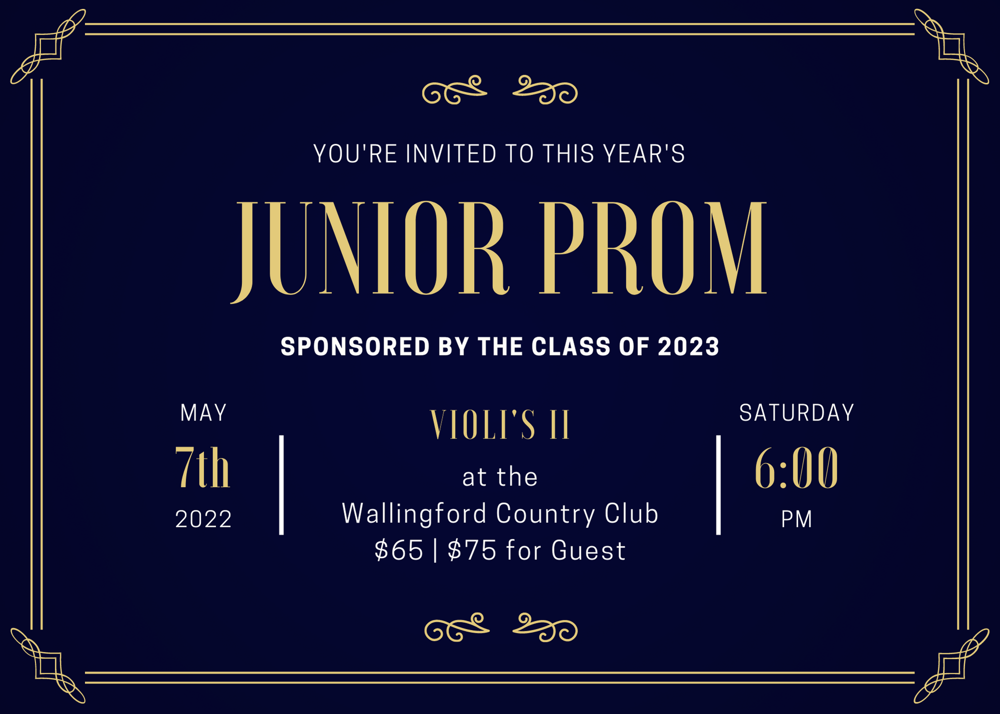 Junior Prom Invite