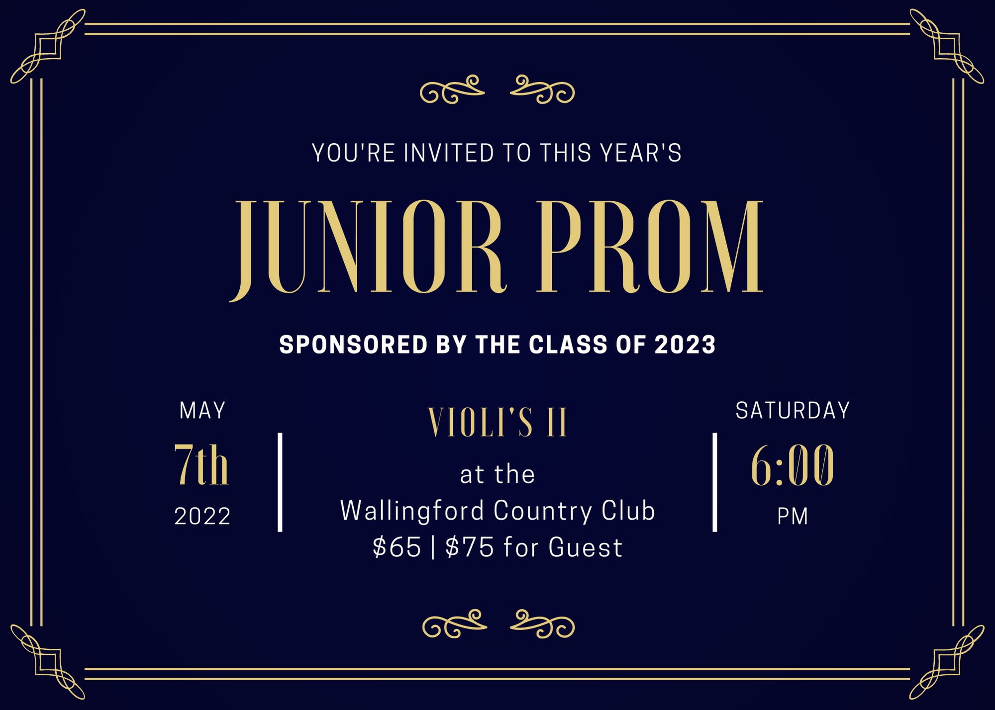 Junior Prom Platt High School